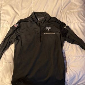 Nike Dri-fit long sleeve zip up RAIDERS